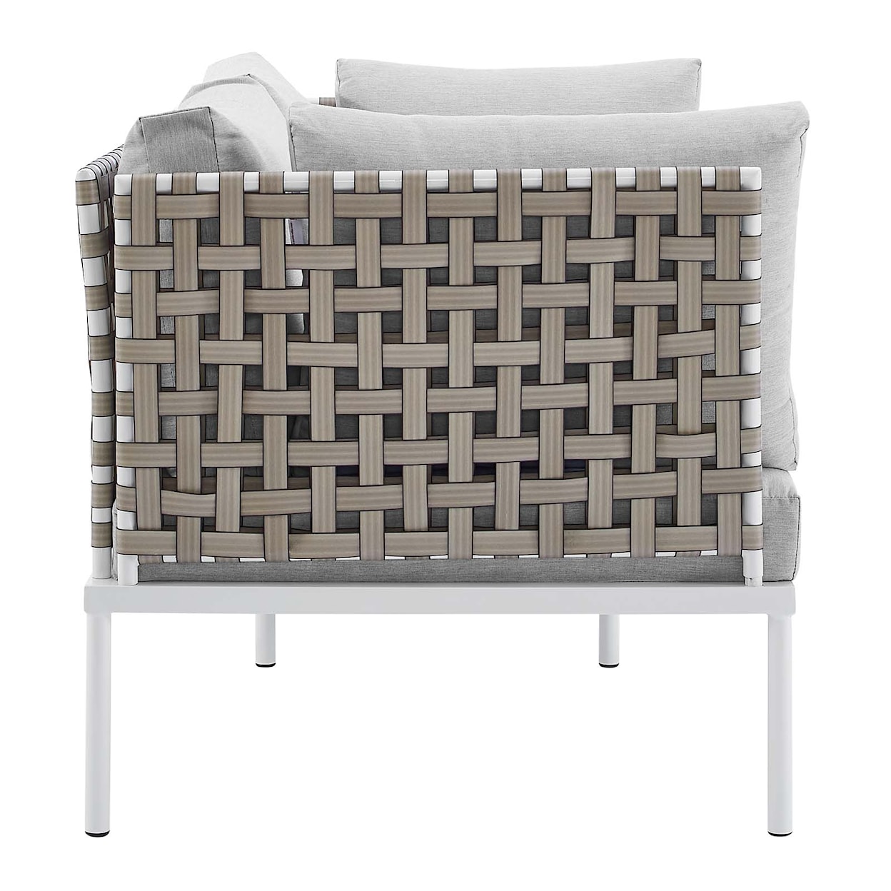 Modway Harmony Outdoor Aluminum Loveseat