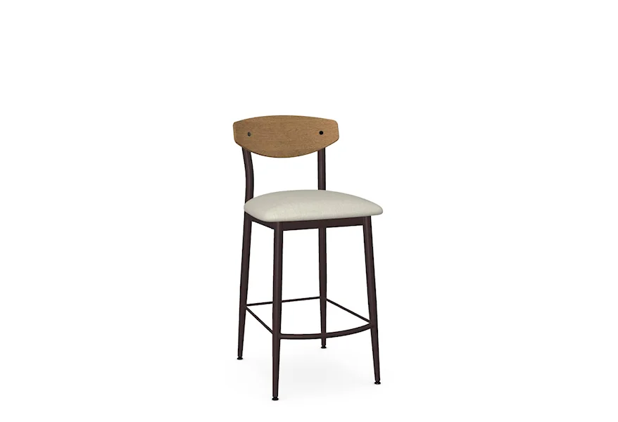 Hint Non Swivel Stool by Amisco at Esprit Decor Home Furnishings