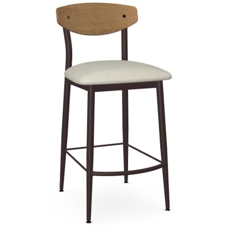 Open Back Counter Height Stool