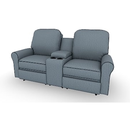 Power Reclining Space Saver Loveseat