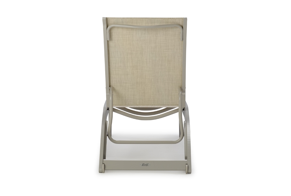 Stacking Adjustable Armless Chaise w/Wheels