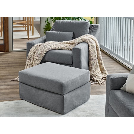 Outdoor Brooke Ottoman