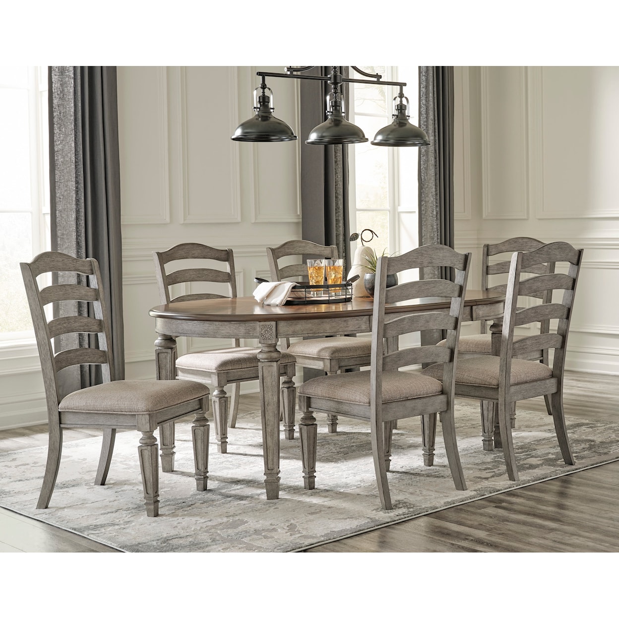 Signature Design by Ashley Lodenbay 7-Piece Dining Set