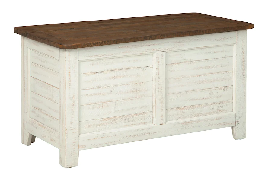 Dashbury Storage Trunk by Signature Design by Ashley at VanDrie Home Furnishings