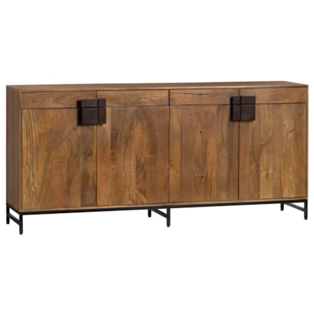 4-Door 4-Drawer Credenza