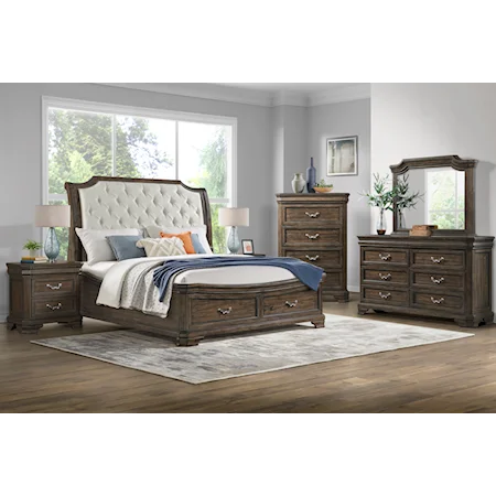 Traditional 5-Piece Queen Bedroom Set
