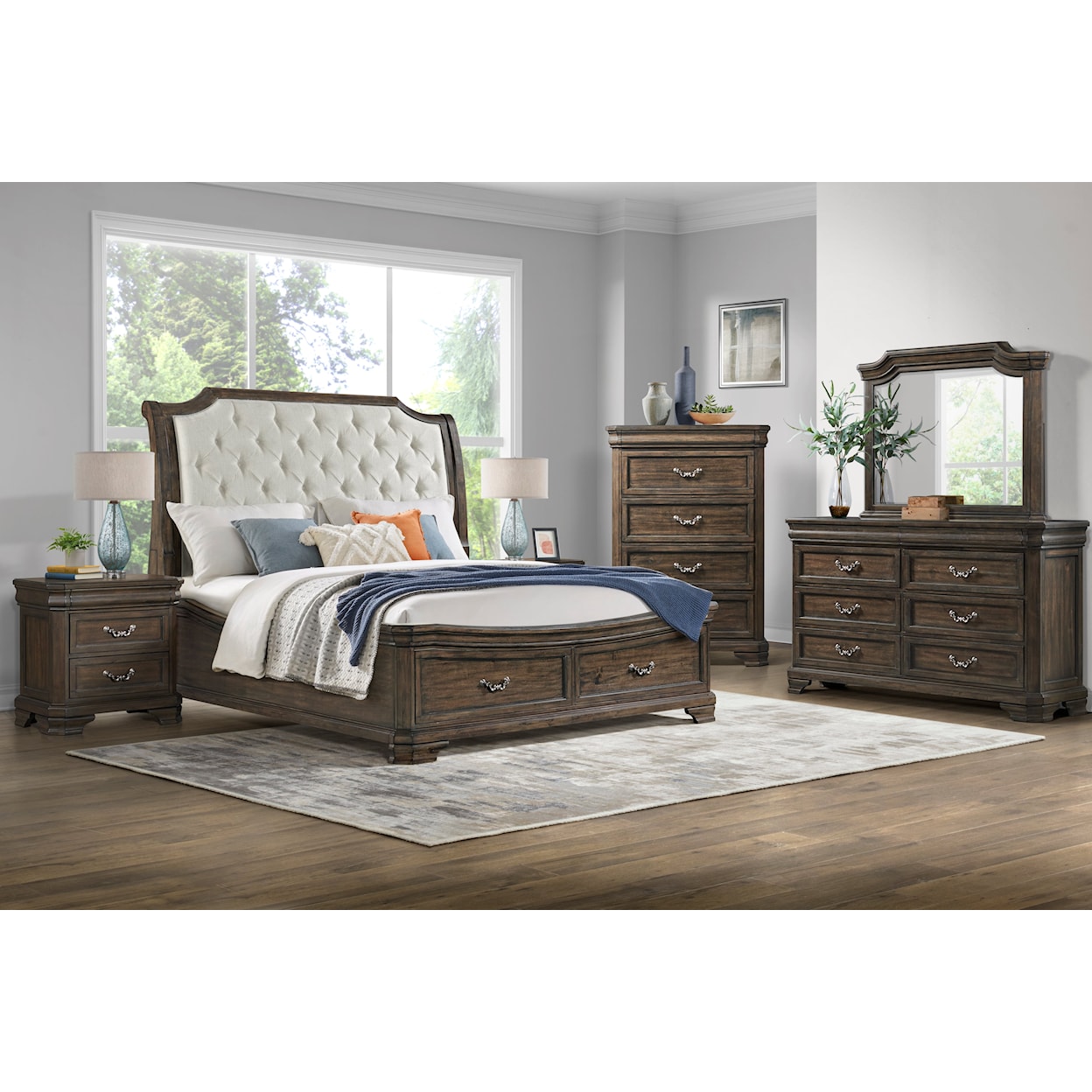 New Classic Lyndhurst 2-Drawer Nightstand