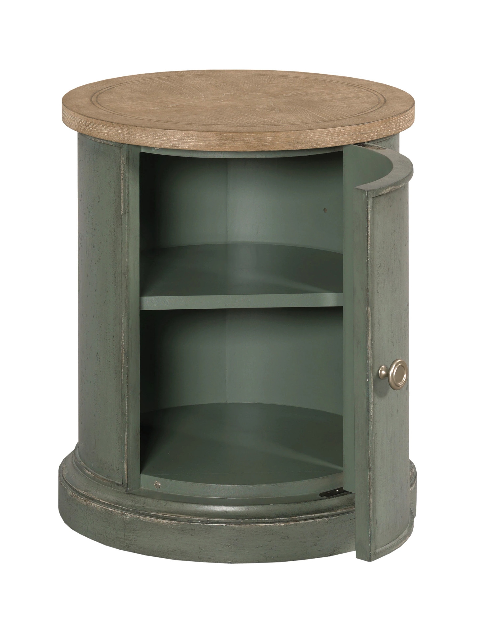 Hammary Chastain Woodfield Round Accent Table