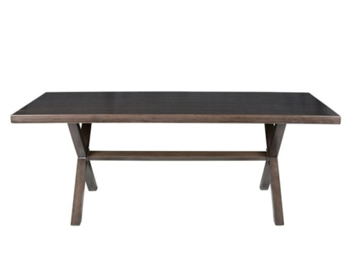 Coastal Aluminum Outdoor Patio Dining Table
