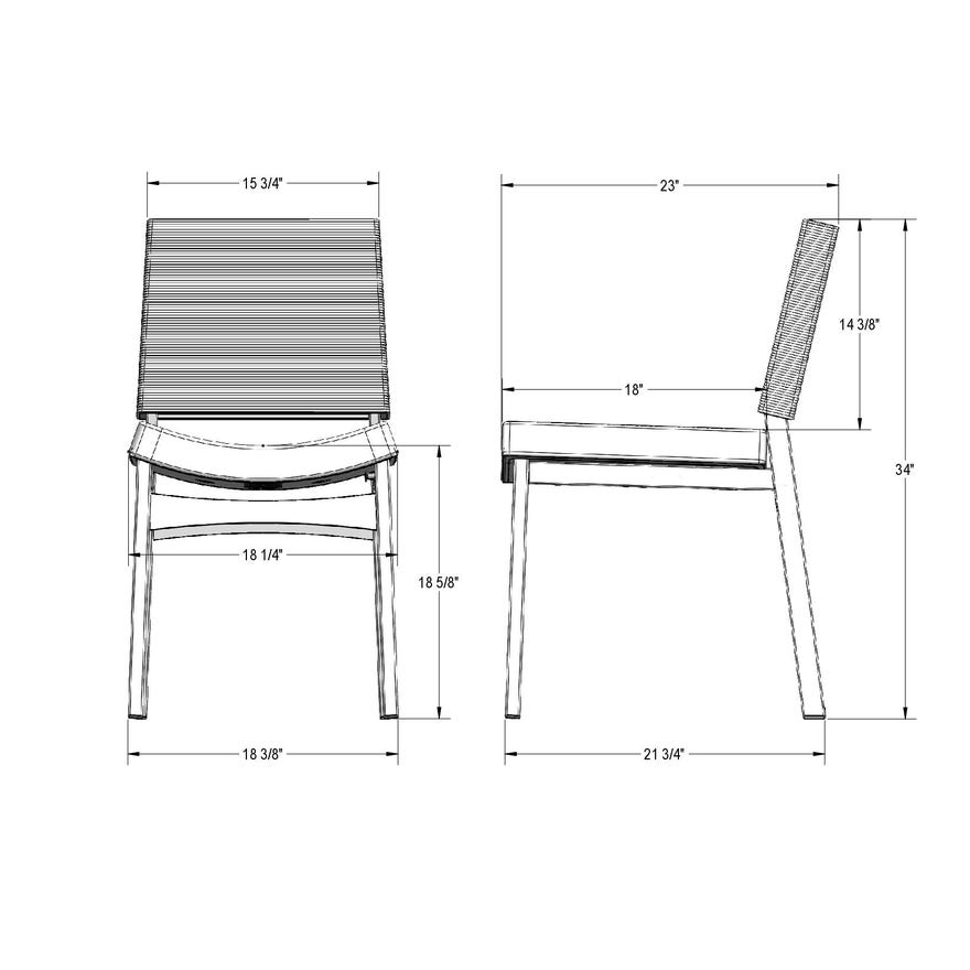 Amisco Kenzo Upholstered Dining Side Chair