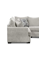 Behold Home 1680 Chevy Contemporary Sectional Sofa with Nailhead Trim