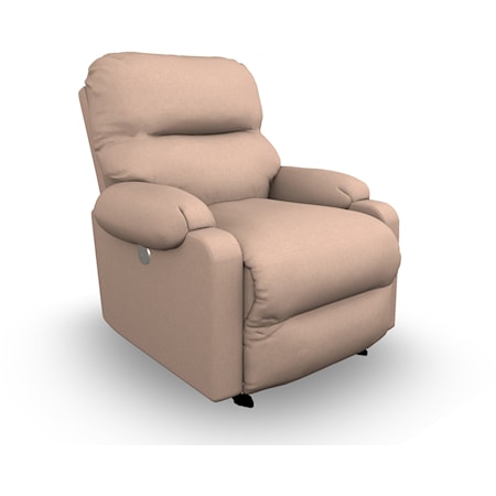 Casual Power Space Saver Recliner with USB Port