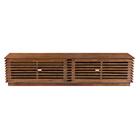 Linea Wide Entertainment Stand Walnut