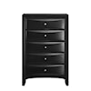 Elements International Emily 5-Drawer Bedroom Chest