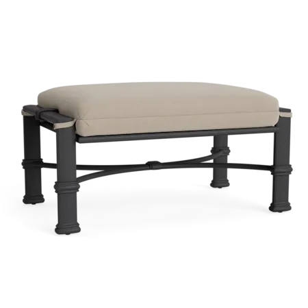 Cushioned Chair Ottoman w/X-Trestle