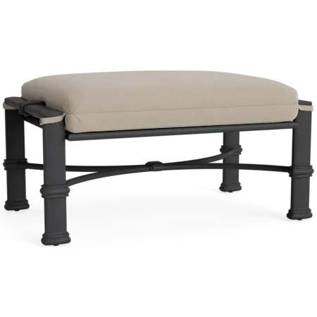 Cushioned Chair Ottoman w/X-Trestle