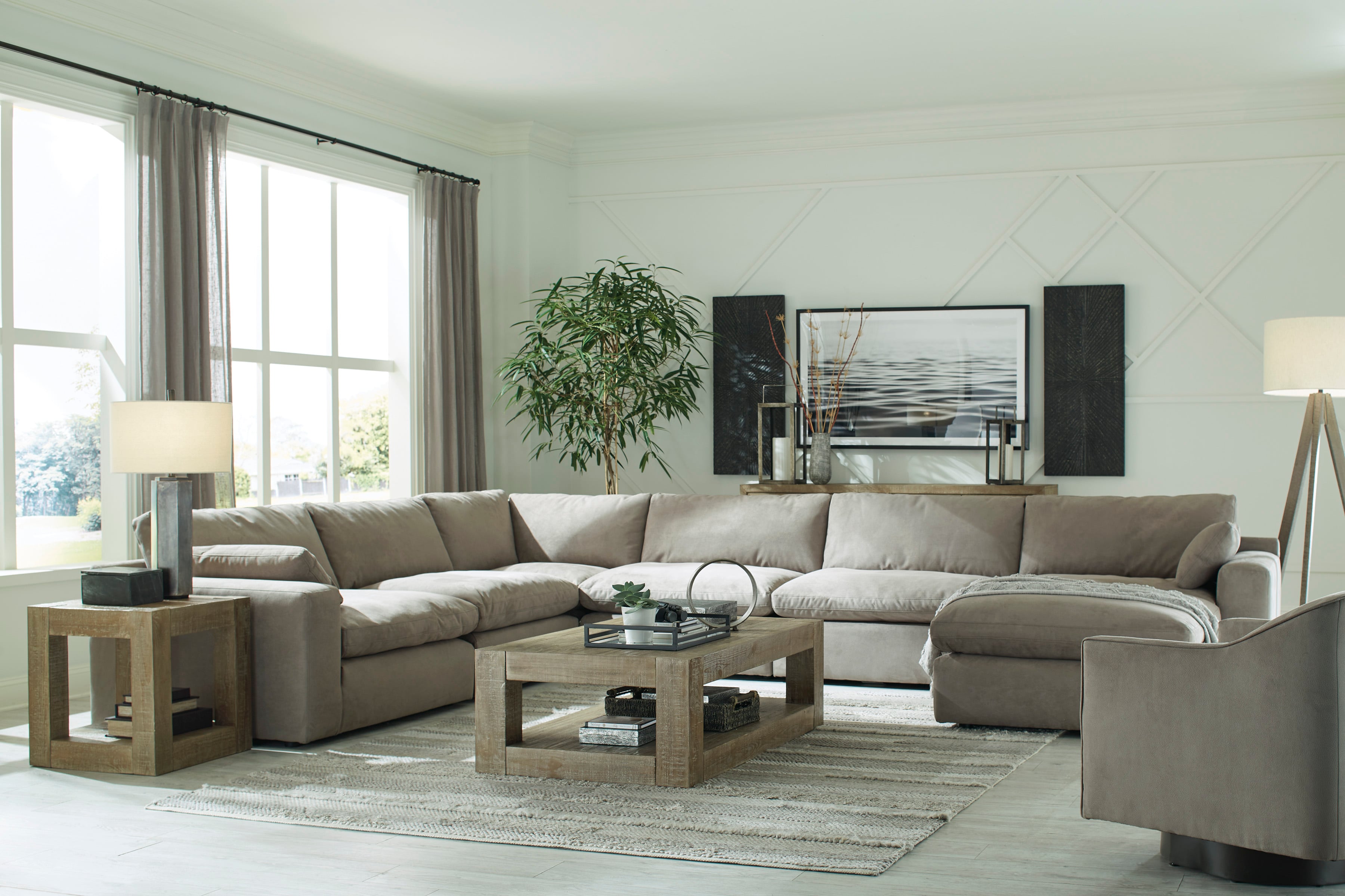 7 piece deals sectional