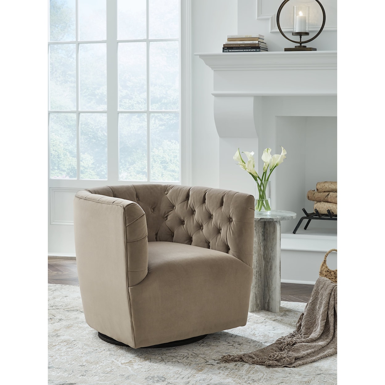 StyleLine Hayesler Swivel Accent Chair