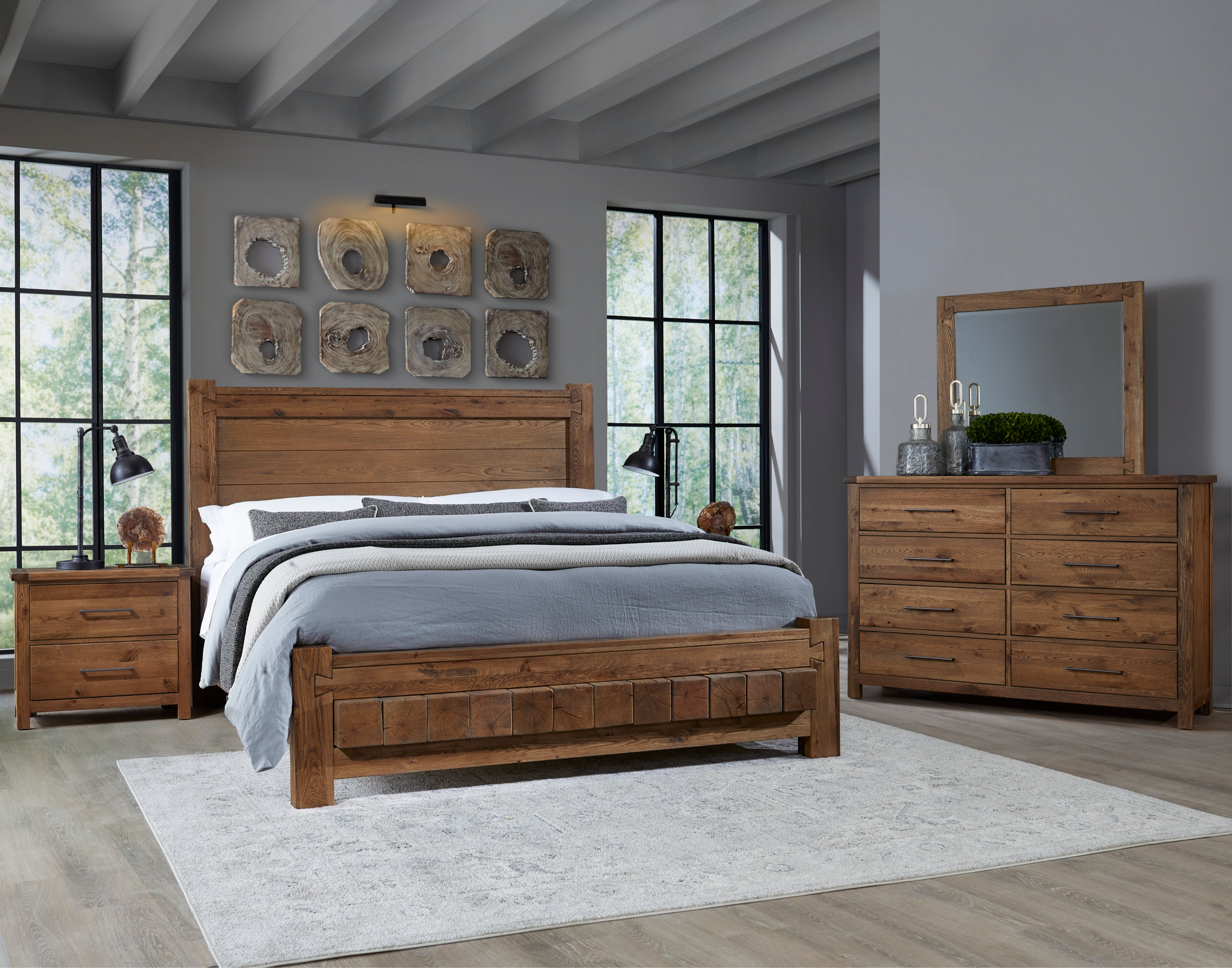 King Panel Bed