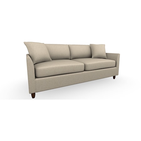 Contemporary Sofa with Full Memory Foam Sleeper