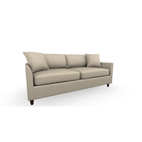 Contemporary Sofa with Full Memory Foam Sleeper