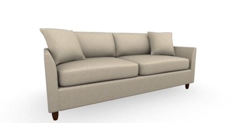 Contemporary Sofa with Full Memory Foam Sleeper