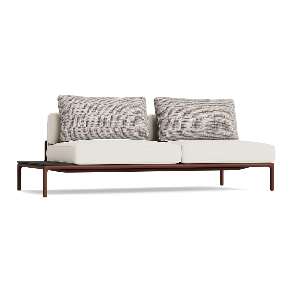 Moto Armless Sectional with Left Table