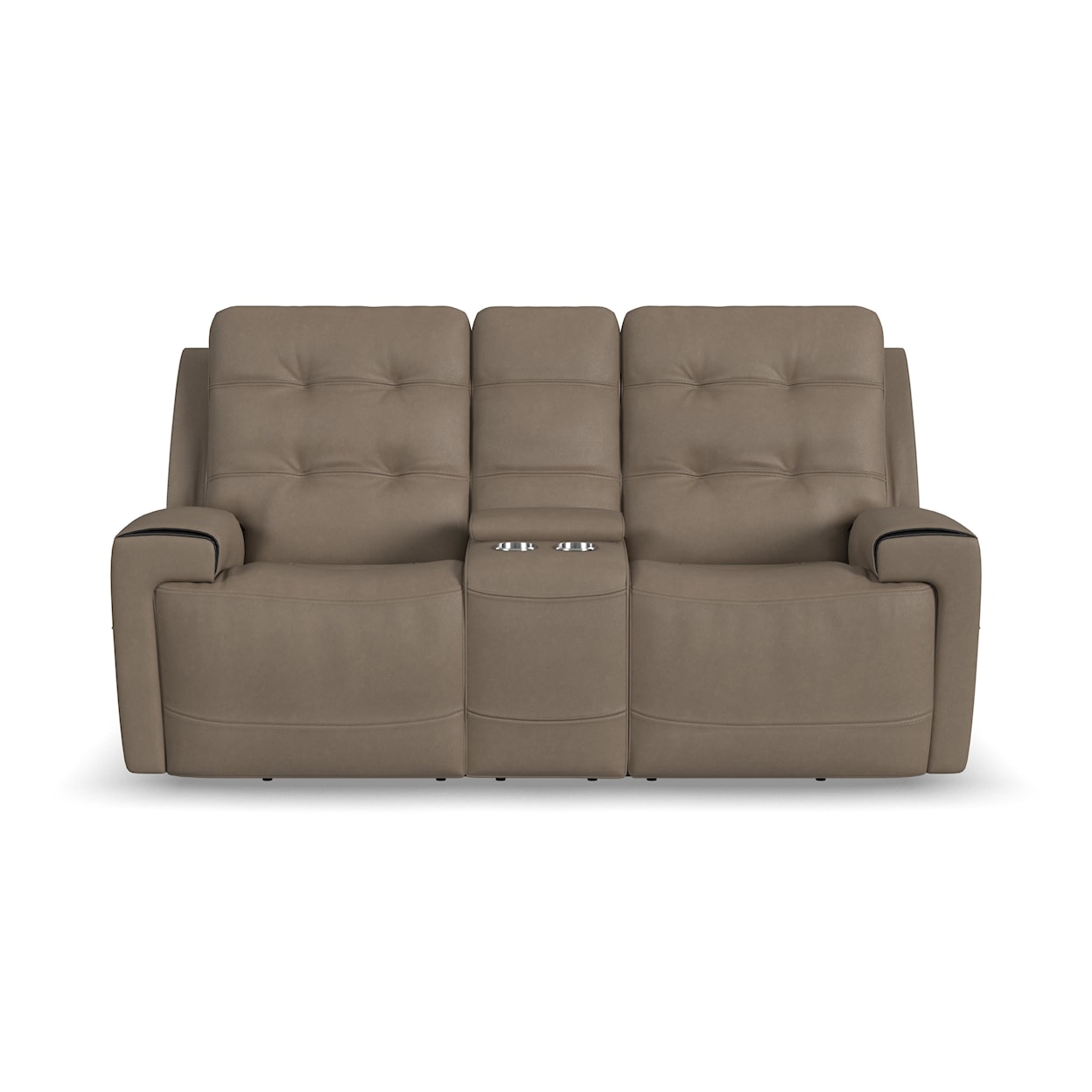 Flexsteel Iris Power Reclining Console Loveseat