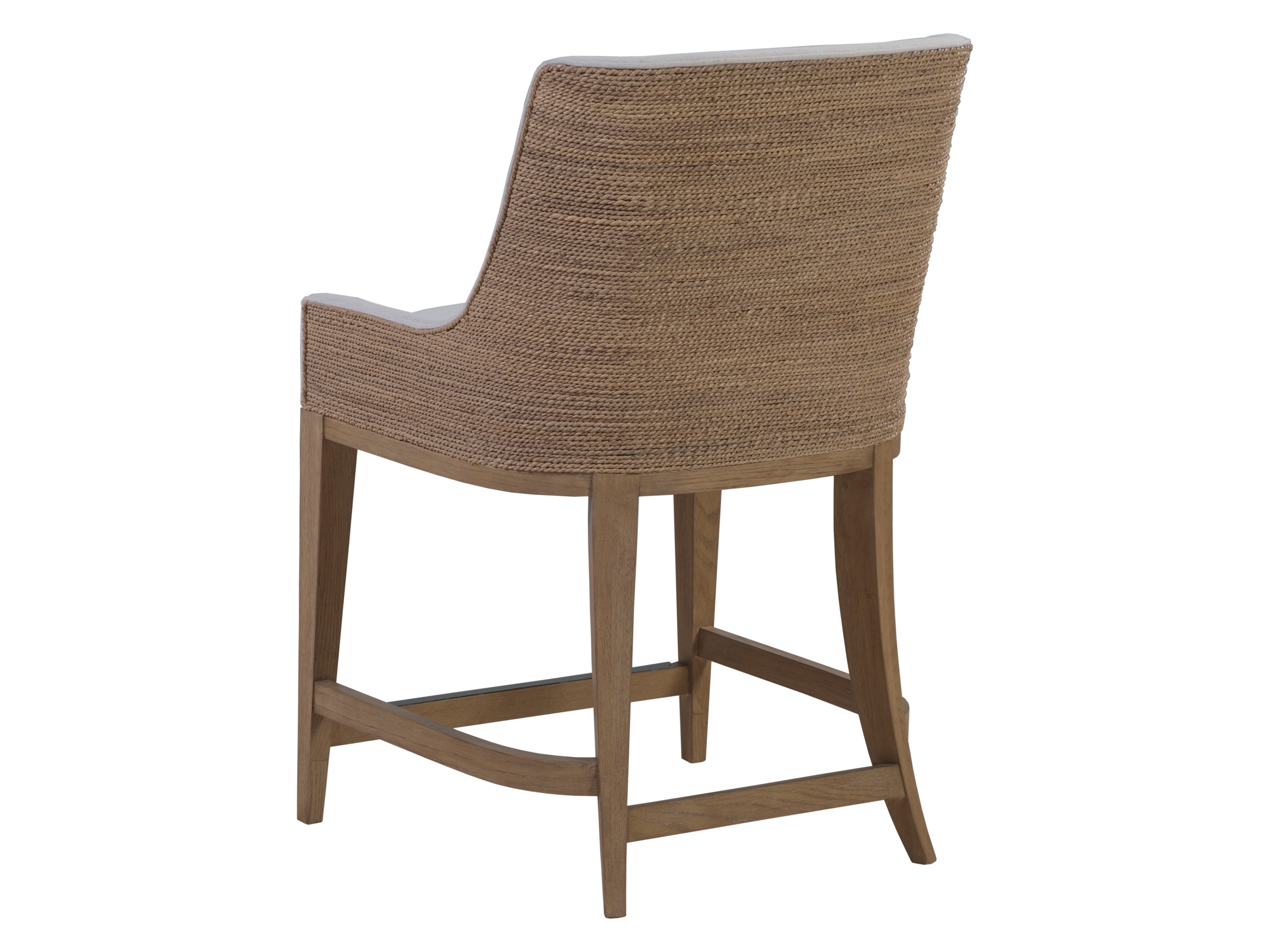 Woven Back Counter Stool