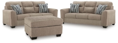 2 Sofas And Ottoman
