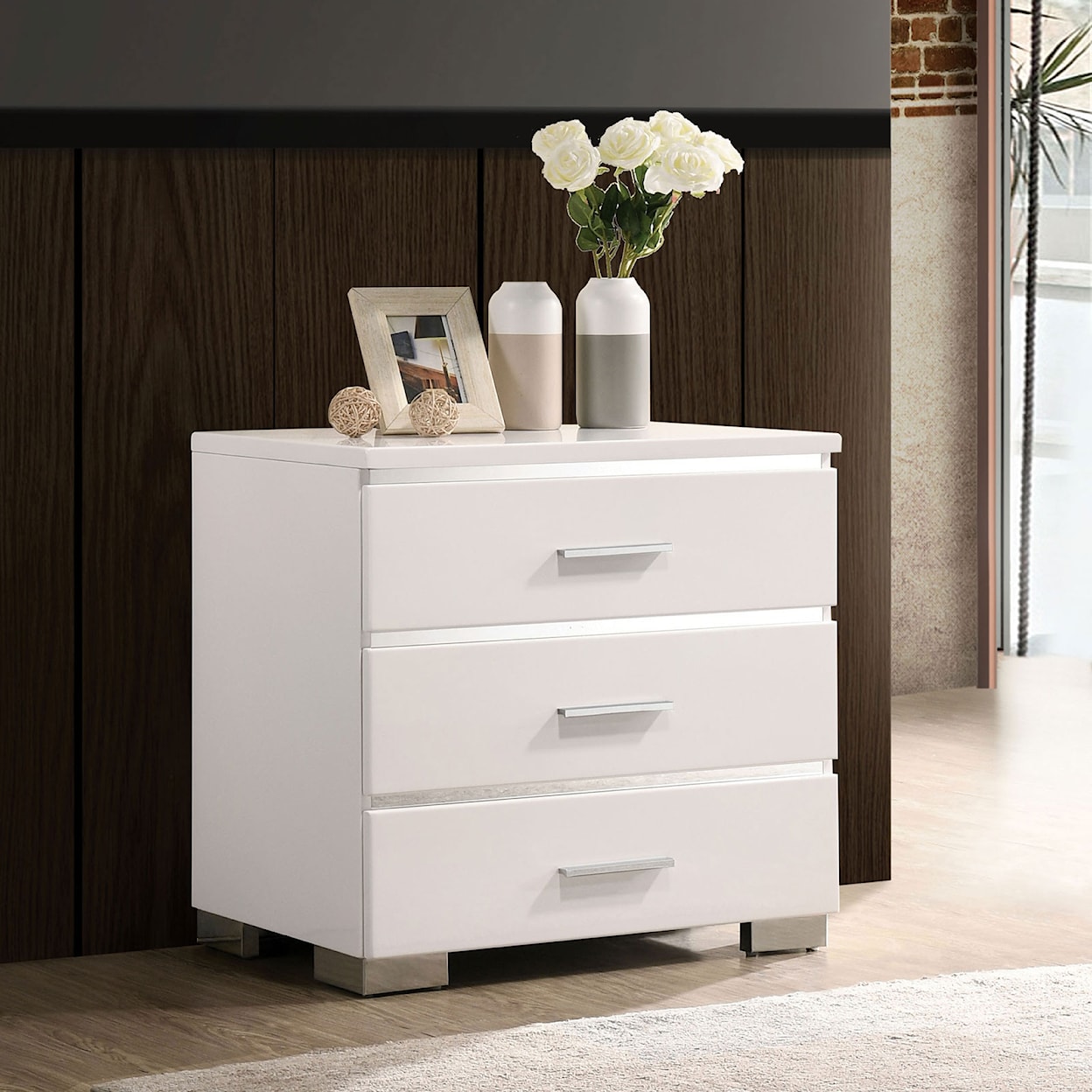 Furniture of America Malte Nightstand