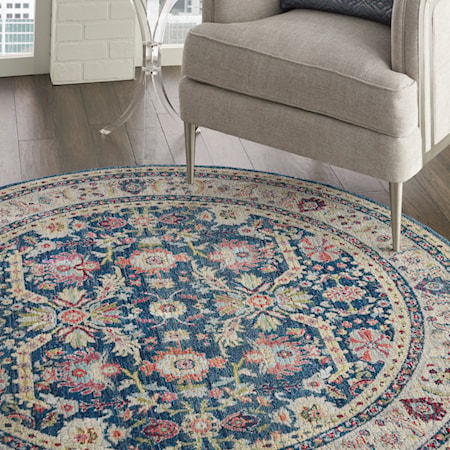 4&apos; x Round  Rug