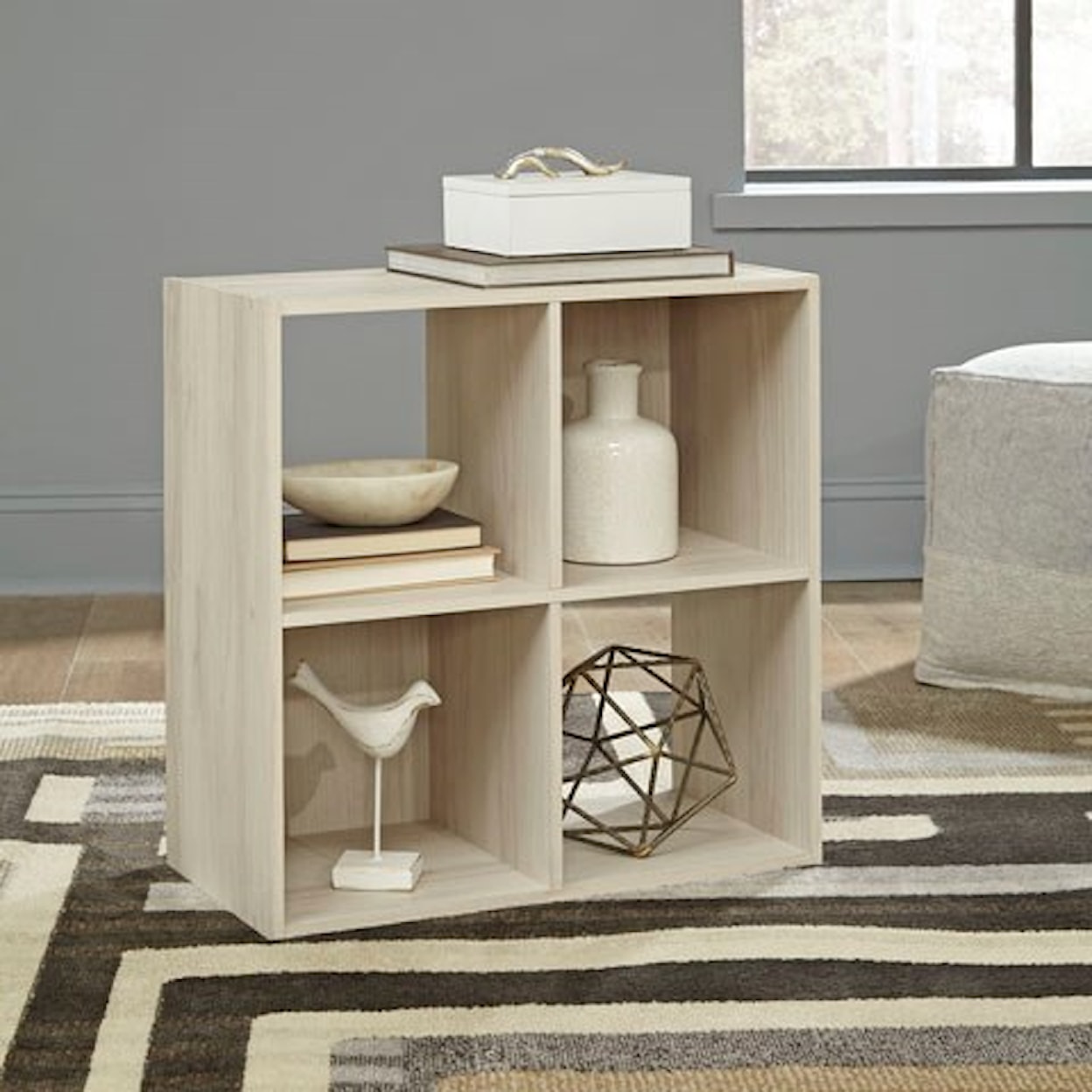 Signature Design by Ashley Furniture Socalle Four Cube Organizer