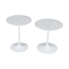 Jofran Camille Nesting Table - Set of 2 - White on White