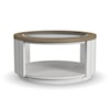Flexsteel Casegoods Melody Round Coffee Table w/ Casters