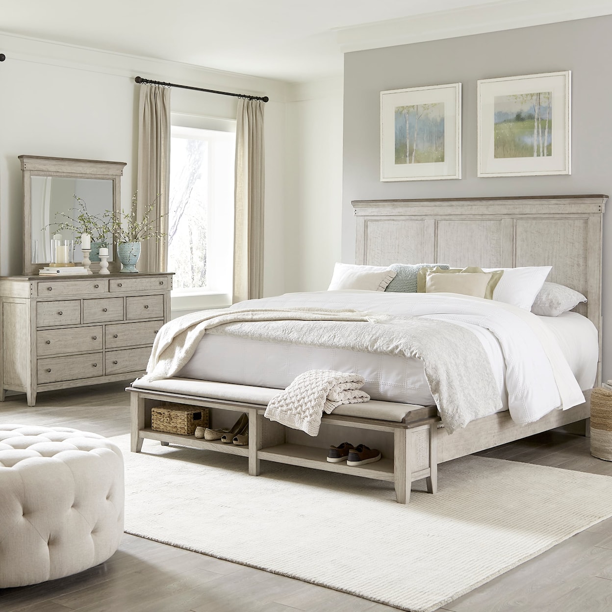 Libby Ivy Hollow 3-Piece King Storage Bedroom Set