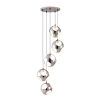 Meteor Shower Ceiling Lamp Chrome