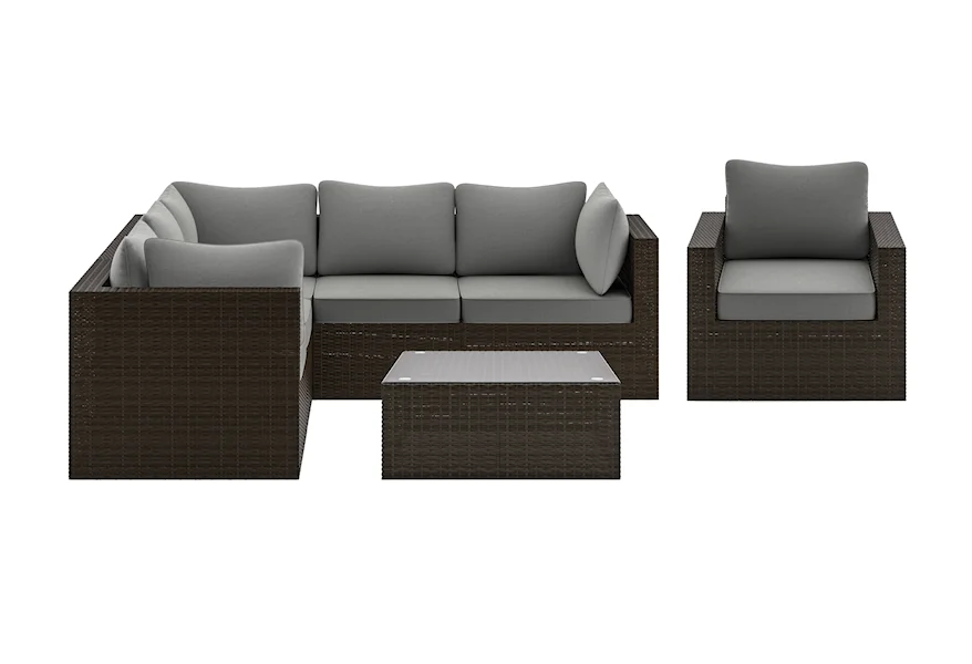 Cape Shores 3-Piece Sectional Set by homestyles at Sam Levitz Furniture