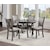New Classic Furniture Amy Transitional 5-Piece Dining Set with 47" Round Table
