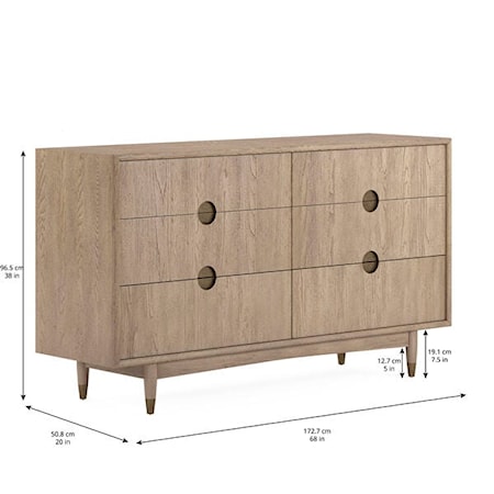 6 Drawer Dresser