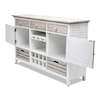 Sea Winds Trading Company Islamorada Bedroom Collection Sideboard with Wine Rack