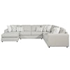 Fusion Furniture 2061 DURANGO FOAM Sectional with Left Chaise