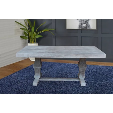 87&quot; Double-Pedestal Dining Table