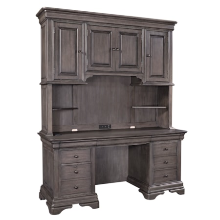 Desk and Hutch