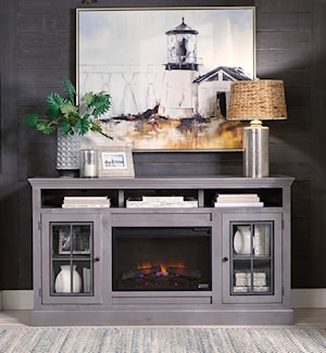 70" Fireplace TV Console