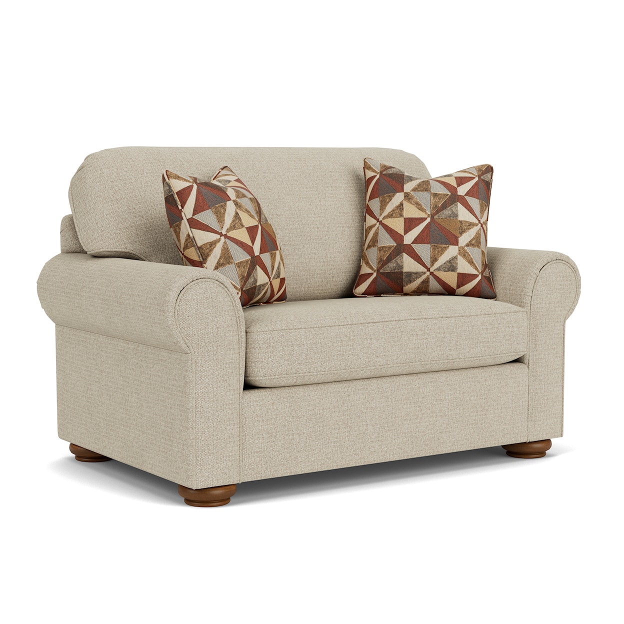 Flexsteel Preston 5538-41 061-72 V 08P-91 Traditional Twin Sleeper Sofa ...