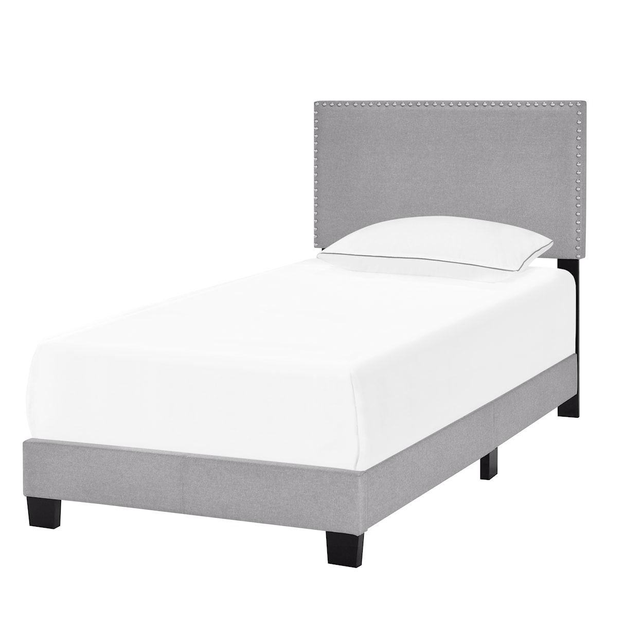 Accentrics Home Fashion Beds Twin Upholstered Bed