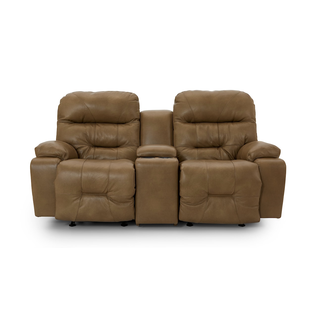 Bravo Furniture Ryson Rocker Reclining Console Loveseat