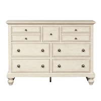 Transitional 7-Drawer Dresser