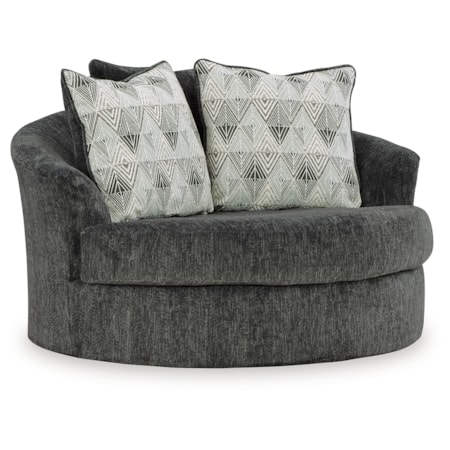 Oversized Swivel Accent Chair